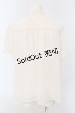 画像3: axes femme / ボータイフリルブラウス M キナリ O-25-05-17-071-AX-BL-OW-OS