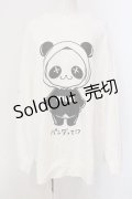 NieR Clothing / パンダって！？トレーナー 2XL ホワイト O-25-05-17-008-PU-TO-IG-OS