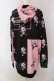 画像3: NieR Clothing / BICYCLE ZIP PARKA パーカー  ピンク×ブラック O-25-05-17-009-PU-TO-IG-OS (3)