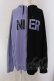 画像1: NieR Clothing / two-tone ZIP PARKA【NieR WING】 パーカー  パープル×ブラック O-25-05-17-010-PU-TO-IG-OS (1)