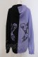 画像3: NieR Clothing / two-tone ZIP PARKA【NieR WING】 パーカー  パープル×ブラック O-25-05-17-010-PU-TO-IG-OS (3)
