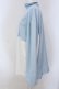 画像3: NieR Clothing / BICOLORハイネックジャージ【BLUE】  サックス×ホワイト O-25-05-17-011-PU-TO-IG-OS (3)