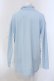 画像4: NieR Clothing / BICOLORハイネックジャージ【BLUE】  サックス×ホワイト O-25-05-17-011-PU-TO-IG-OS (4)