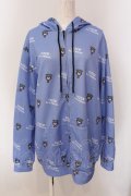 NieR Clothing / ドット絵ZIP OUTER アウター  ブルー O-25-05-17-012-PU-TO-IG-OS