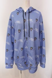 NieR Clothing / ドット絵ZIP OUTER アウター  ブルー O-25-05-17-012-PU-TO-IG-ZT061