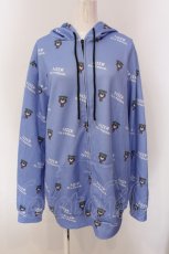 画像1: 【SALE】NieR CLOTHING / ドット絵ZIP OUTER アウター  ブルー O-25-05-17-012-PU-TO-IG-ZT061 (1)