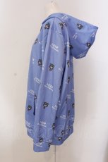 画像2: 【SALE】NieR CLOTHING / ドット絵ZIP OUTER アウター  ブルー O-25-05-17-012-PU-TO-IG-ZT061 (2)