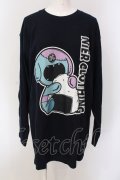 NieR Clothing / おにぎりONE君NAVY SWEATSHIRT スウェット XL ネイビー O-25-05-17-013-PU-TO-IG-OS