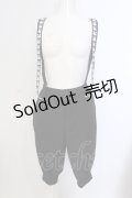 NieR Clothing / 4POCKET RABBIT SUSPENDER PANTSパンツ  ブラック O-25-05-17-002-PU-PA-IG-ZT198