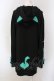 画像3: NieR Clothing / シエルなりきりBRAID×WIDE SLEEVE PARKA【猫耳付き】 パーカー  ブラック×グリーン O-25-05-17-016-PU-TO-IG-OS (3)