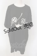 NieR Clothing / ミケFACE BIG CUTSEW  ブラック O-25-05-17-017-PU-TS-IG-OS