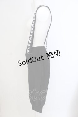 画像2: NieR Clothing / 4POCKET RABBIT SUSPENDER PANTSパンツ  ブラック O-25-05-17-002-PU-PA-IG-ZT198