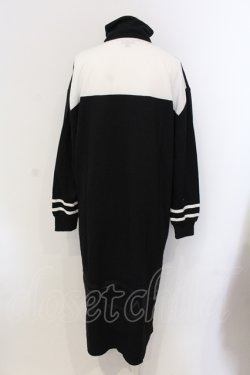 画像3: NieR Clothing / LOGO ZIPPER UNISEX LONGワンピース【ポケット付き】  ブラック O-25-05-17-020-PU-OP-IG-OS