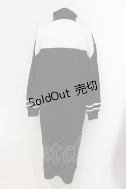 画像3: NieR Clothing / LOGO ZIPPER UNISEX LONGワンピース【ポケット付き】  ブラック O-25-05-17-020-PU-OP-IG-OS