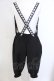 画像3: NieR Clothing / 4POCKET RABBIT SUSPENDER PANTSパンツ  ブラック O-25-05-17-002-PU-PA-IG-OS (3)