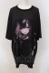 画像1: NieR Clothing / HALF SLEEVE BIG CUTSEW【MODEST】 Tシャツ  ブラック O-25-05-17-022-PU-TO-IG-OS (1)