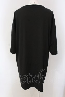 画像2: NieR Clothing / HALF SLEEVE BIG CUTSEW【MODEST】 Tシャツ  ブラック O-25-05-17-022-PU-TO-IG-OS