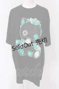 NieR Clothing / KINGシエル BIG SIZE CUTSEW Tシャツ XL ブラック O-25-05-17-023-PU-TO-IG-OS