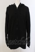 NieR Clothing / ラメプリントパーカー  ブラック×レッド O-25-05-17-024-PU-TO-IG-OS