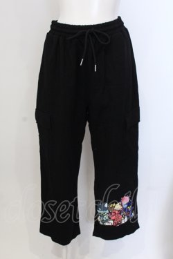 画像1: NieR Clothing / 4POCKET SWEAT CARGO PANTS パンツ  ブラック O-25-05-17-003-PU-PA-IG-OS