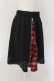画像2: NieR Clothing / 2WAY SKIRT【RED CHECKERED】  ブラック×レッド O-25-05-17-026-PU-SK-IG-OS (2)