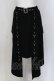 画像1: NieR Clothing / Dカン&ハトメ付きASYMMETRY SKIRT  ブラック O-25-05-17-028-PU-SK-IG-OS (1)