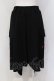 画像3: NieR Clothing / Dカン&ハトメ付きASYMMETRY SKIRT  ブラック O-25-05-17-028-PU-SK-IG-OS (3)