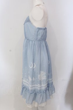 画像2: axes femme / ムーンキャットキャミワンピース M サックス O-25-05-17-031-AX-OP-OW-OS