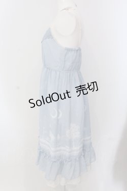 画像2: axes femme / ムーンキャットキャミワンピース M サックス O-25-05-17-031-AX-OP-OW-OS