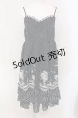 axes femme / ムーンキャットキャミワンピース M ネイビー O-25-05-17-034-AX-OP-OW-OS