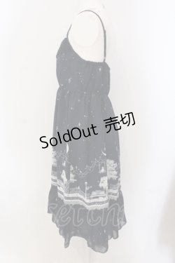 画像2: axes femme / ムーンキャットキャミワンピース M ネイビー O-25-05-17-034-AX-OP-OW-OS