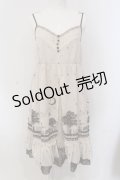 axes femme / ムーンキャットキャミワンピース M キナリ O-25-05-17-035-AX-OP-OW-OS