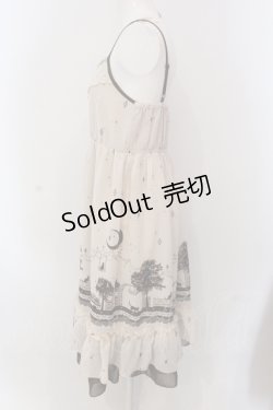 画像2: axes femme / ムーンキャットキャミワンピース M キナリ O-25-05-17-035-AX-OP-OW-OS