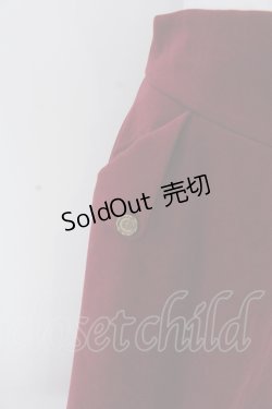 画像2: FA（Fi.n.t） / シーリングスタンプ釦フラップポケットフレアースカート  アカ O-25-05-18-041-LO-SK-IG-ZT227