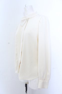 画像2: an another angelus / レターカラーピンタックブラウス  アイボリー O-25-05-18-044-CA-BL-IG-OS