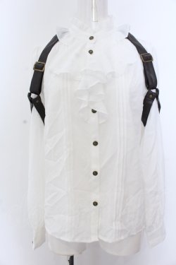 画像1: Amavel / Steampunk Gearロングスリーブブラウス F シロ O-25-05-18-049-CA-BL-OW-OS