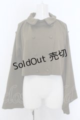 Amavel / Gothic Punk Nostalgic スリットスリーブジャケット F カーキグリーン O-25-05-18-050-CA-JA-OW-OS