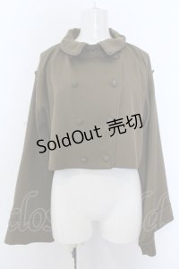 Amavel / Gothic Punk Nostalgic スリットスリーブジャケット F カーキグリーン O-25-05-18-050-CA-JA-OW-OS