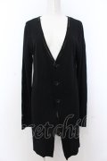 BPN FOR MEN / カットオフカーディガン M ブラック O-25-05-18-051-GO-TO-OW-OS