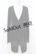 BPN FOR MEN / カットオフカーディガン M ブラック O-25-05-18-051-GO-TO-OW-OS