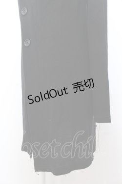 画像2: BPN FOR MEN / カットオフカーディガン M ブラック O-25-05-18-051-GO-TO-OW-OS