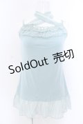 axes femme / ストライプシフォンリボンキャミソール M ミントグリーン O-25-05-18-067-AX-TO-OW-OS