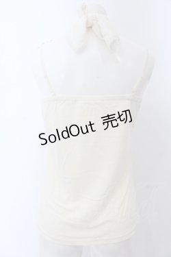画像2: axes femme / ラメドットホルターキャミソール M キナリ O-25-05-18-071-AX-TO-OW-OS