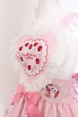 画像2: Royal Princess Alice / ショコラ キャットジャンパースカート  ピンク O-25-05-18-008-LO-OP-OW-OS (2)