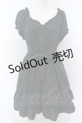 axes femme / レース襟バックティアードチュニック M グリーン O-25-05-18-076-AX-TO-OW-OS