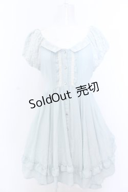 画像1: axes femme / 2wayフェミニンブラウス M ミントグリーン O-25-05-18-079-AX-BL-OW-OS