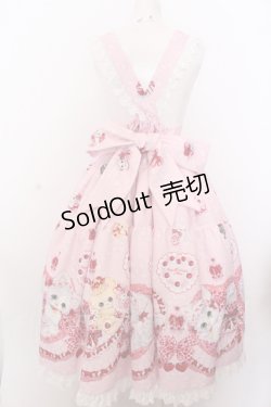 画像4: Royal Princess Alice / ショコラ キャットジャンパースカート  ピンク O-25-05-18-008-LO-OP-OW-OS