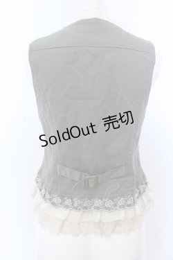 画像3: axes femme / 花刺繍3Bベスト M チャコールグレー O-25-05-18-080-AX-TO-OW-OS