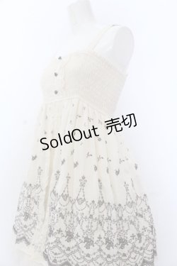 画像2: axes femme / パネル刺繍入り2wayチュニ M キナリ O-25-05-18-082-AX-OP-OW-OS
