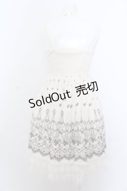 画像3: axes femme / パネル刺繍入り2wayチュニ M キナリ O-25-05-18-082-AX-OP-OW-OS